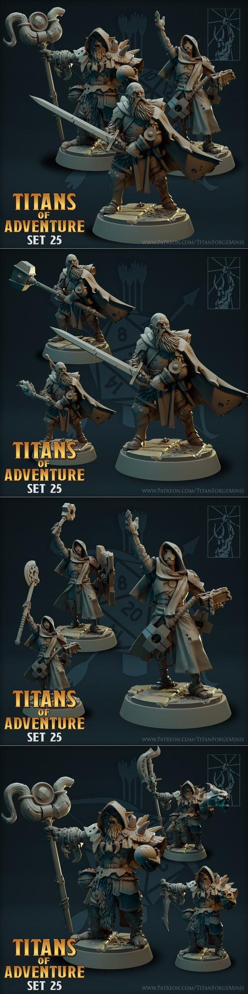 Titans of Adventure Set 25 – 3D Print
