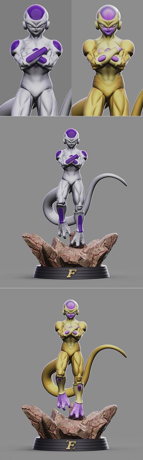 Frieza and Golden Frieza – 3D Print