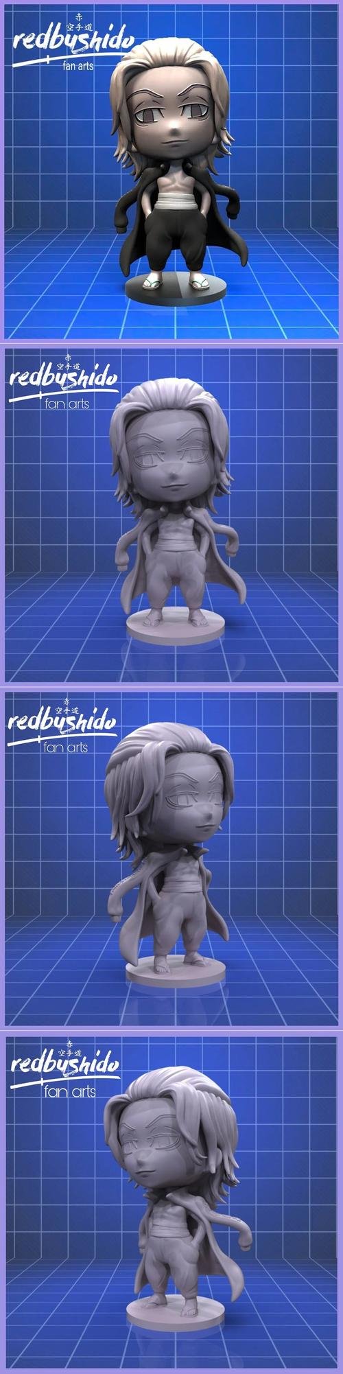 Mikey Nendoroid Style FanArt from Tokyo Revengers – 3D Print