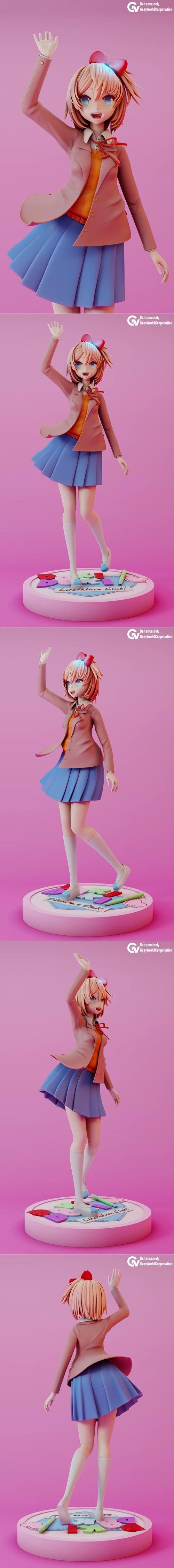 Sayori - Doki Doki Literature Club – 3D Print