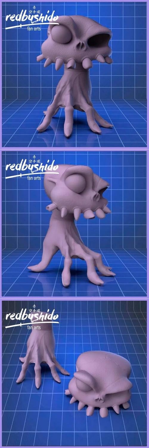 Sir Daniel Fortesque Skull over zombie hand FanArt from Medievil – 3D Print