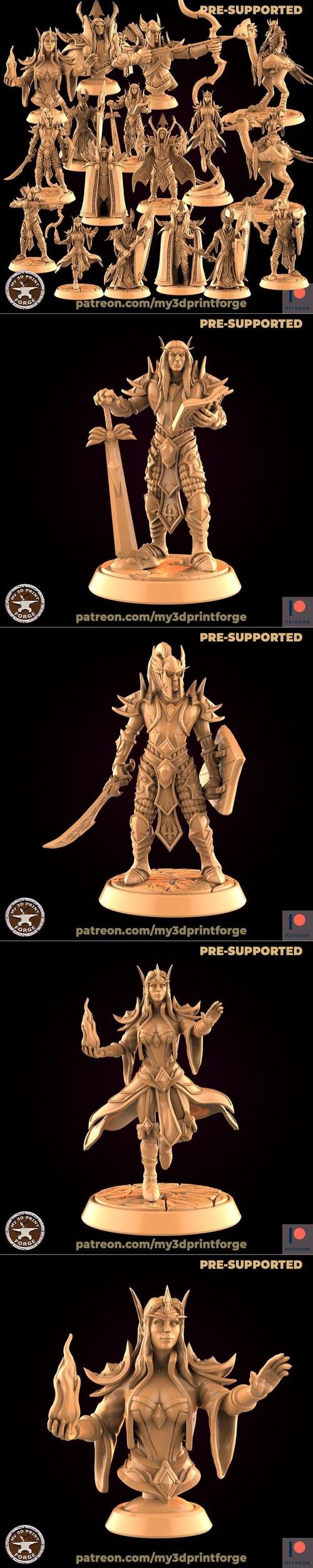 My3DPrintForge - Blood Elves – 3D Print