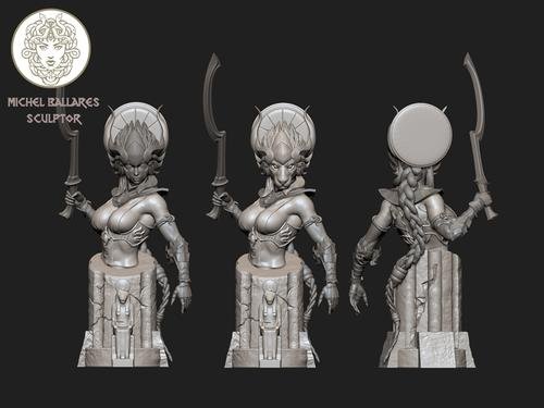 Sekhmet bust – 3D Print