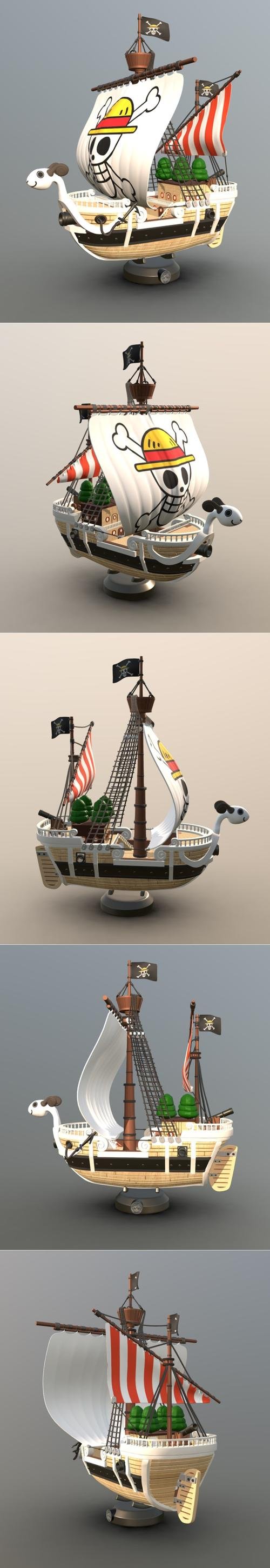 One Piece - Going Merry – 3D Print