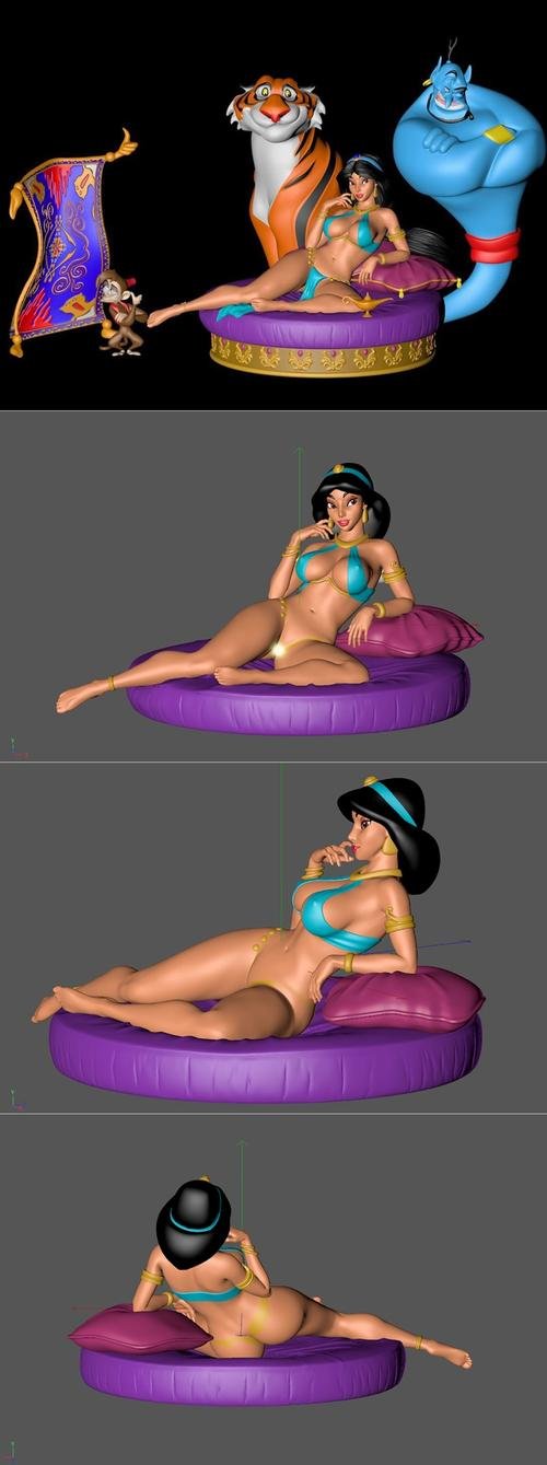 Onicron - Arabian Princess Jasmine Disney – 3D Print
