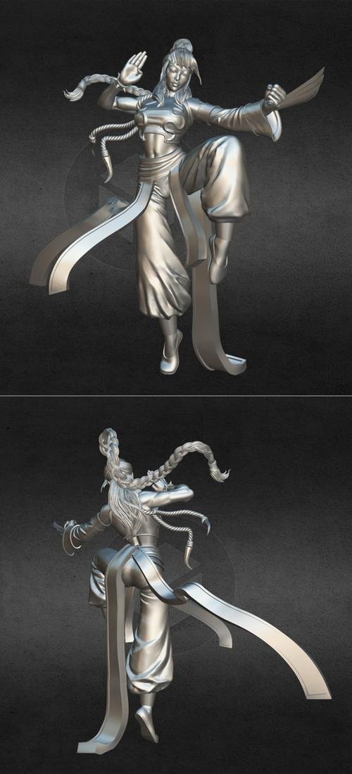 Sword and Sorcery - Shakiko (Monk Hero) – 3D Print