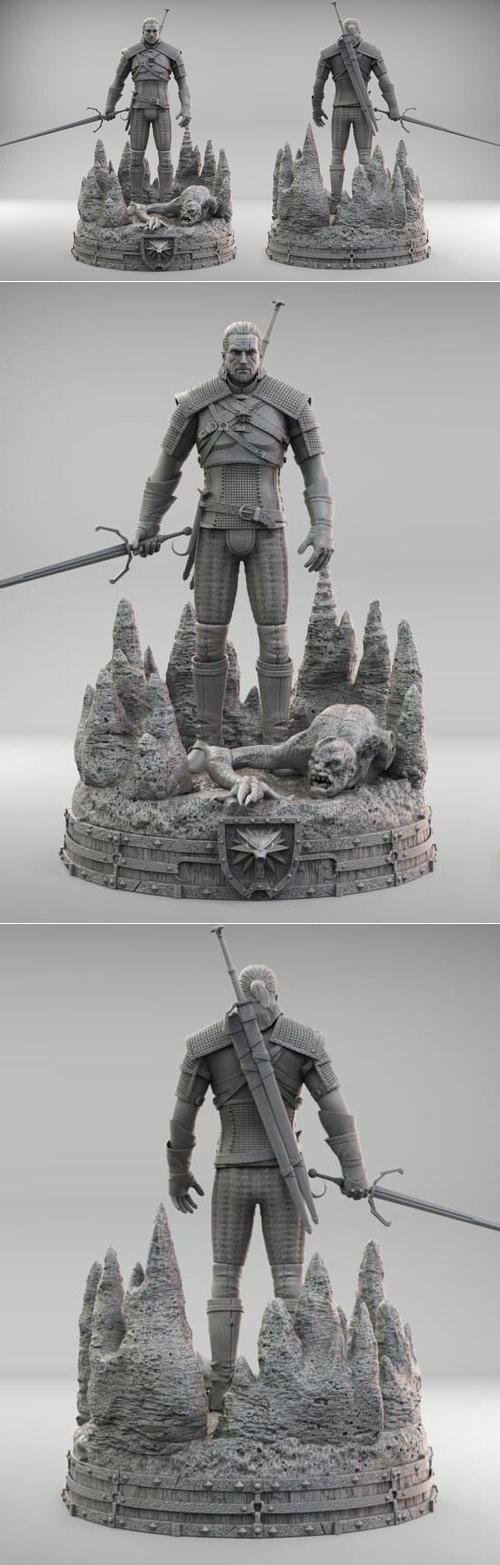 Witcher Geralt – 3D Print