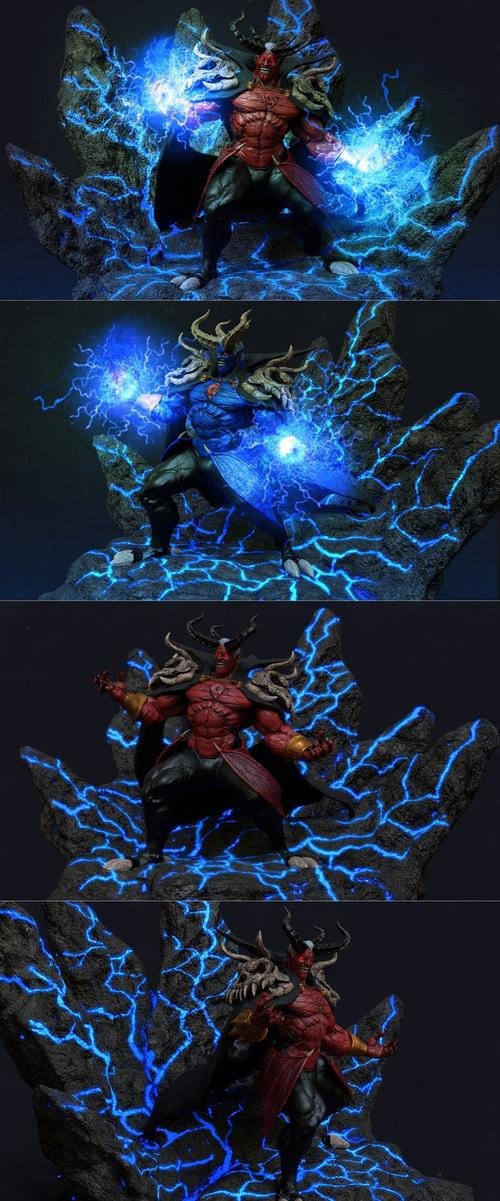 Street fighter V Boss Vega (M.Bison) Evil ver – 3D Print