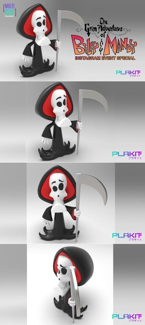 Plakit As Aventuras de Grim, Grim Reapert – 3D Print