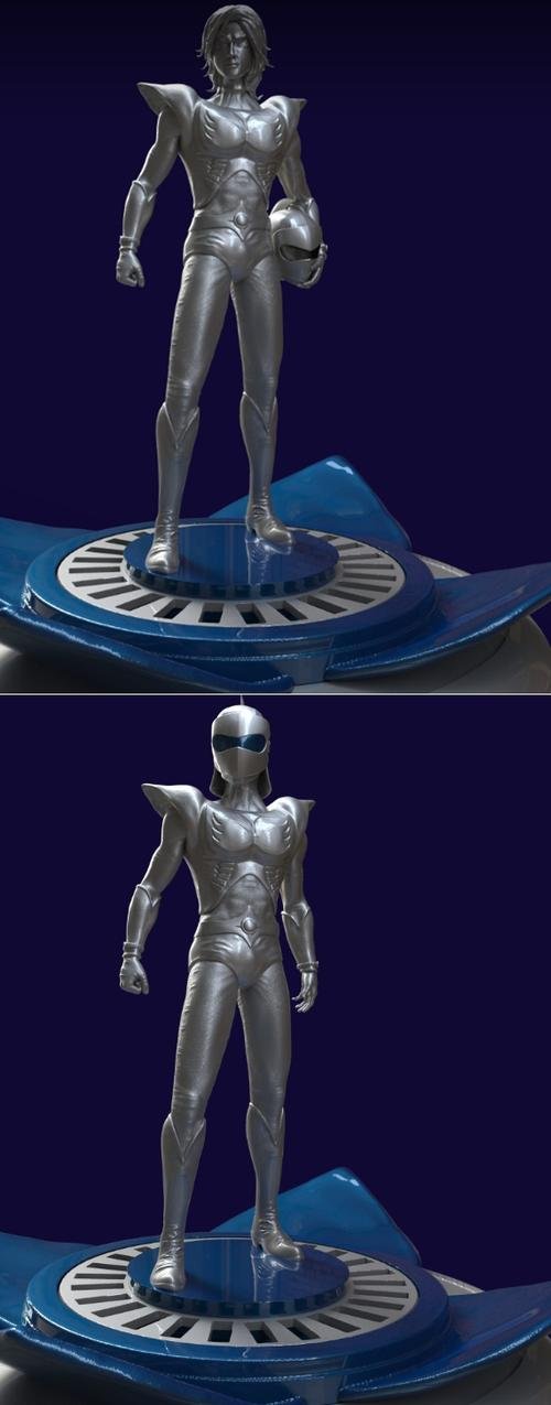 Actarus statue – 3D Print