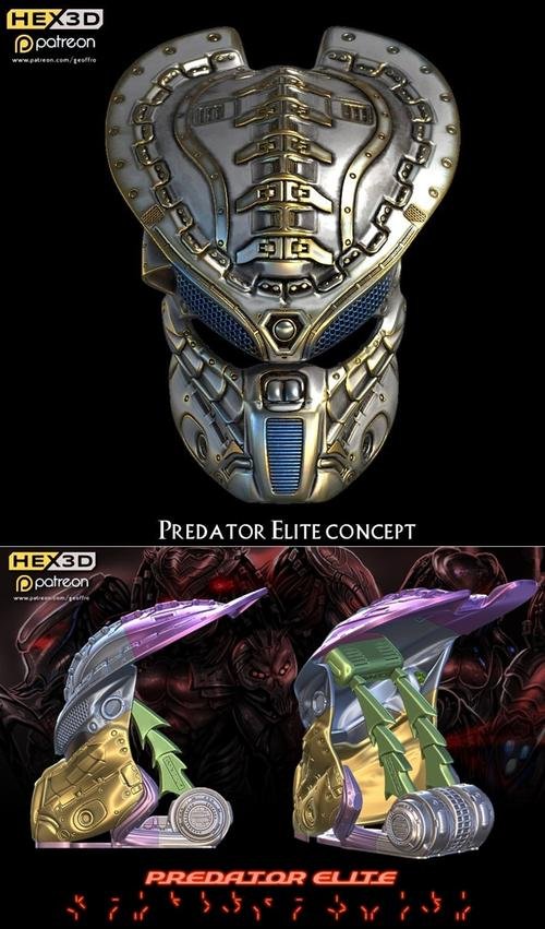 Hex3D - Predator Elite – 3D Print