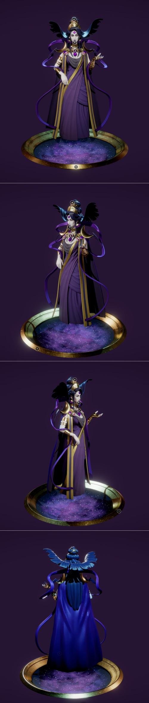 Nyx (Hades fanart) – 3D Print