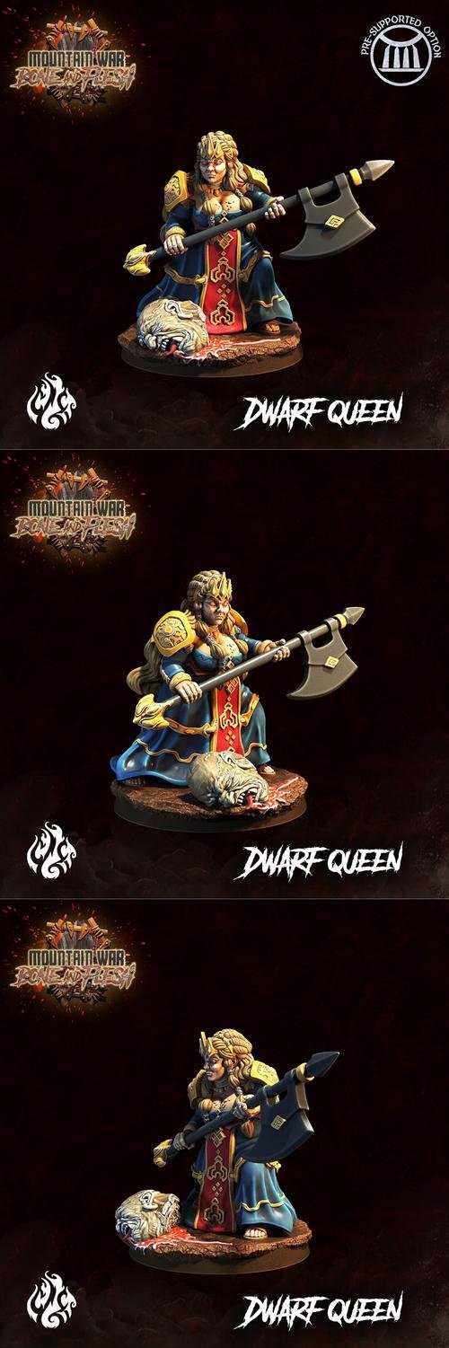 Dwarf Queen – 3D Print