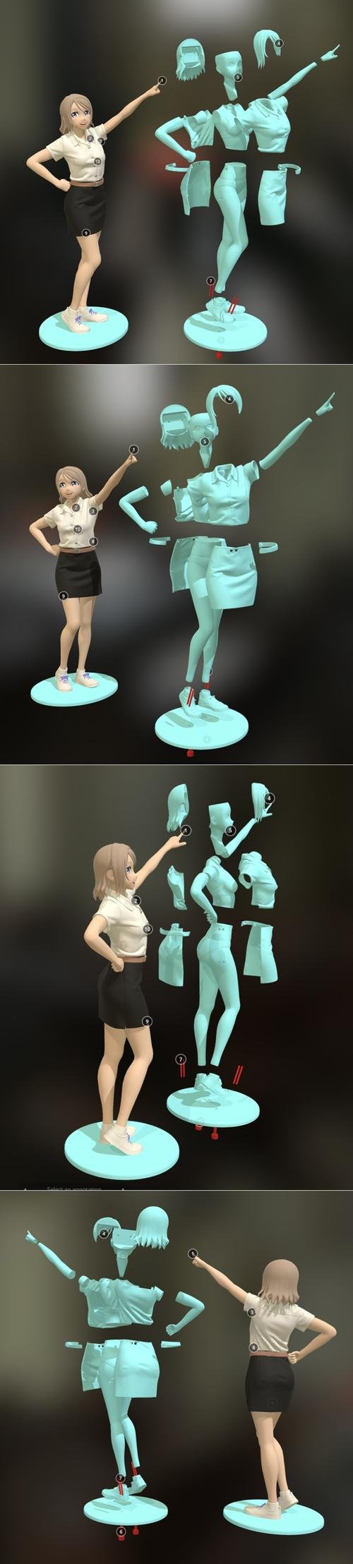 Freshy Girl – 3D Print