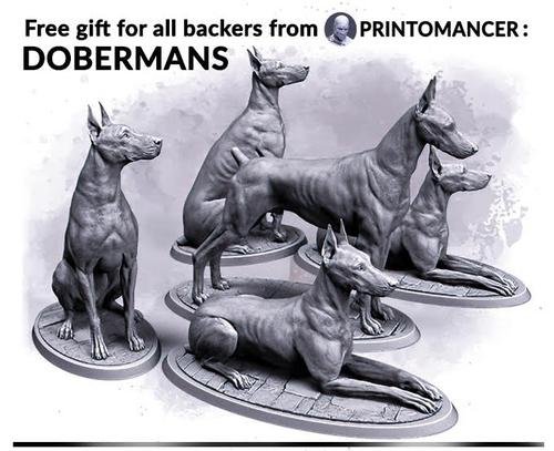 Sisters of the Dawn - Doberman fin – 3D Print