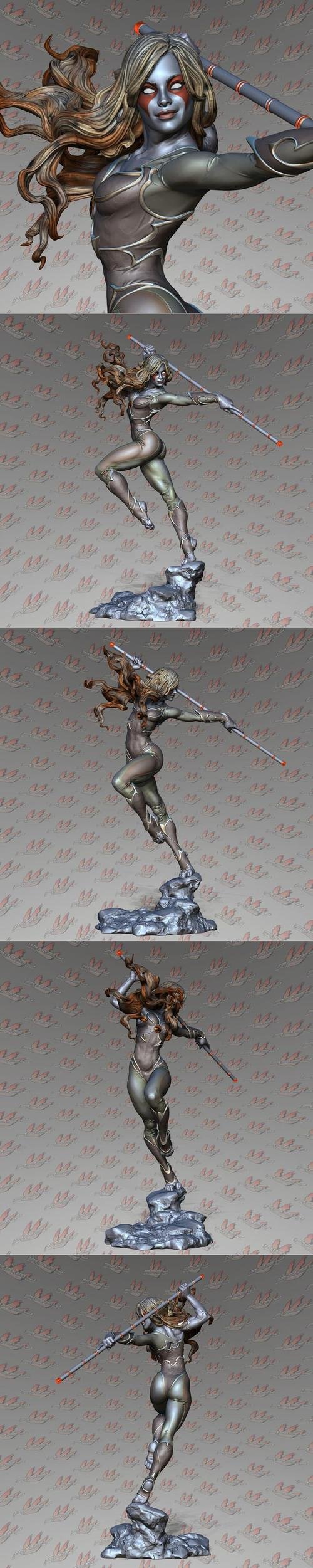 Cheetara - Gargoyles - Prey Collection Studio – 3D Print