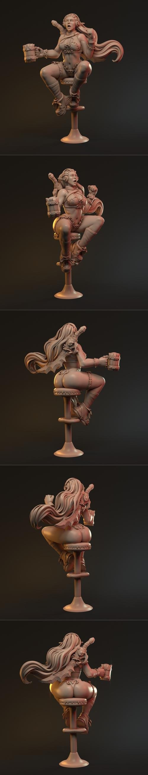 Sisters of the Dawn - Cheerleader – 3D Print