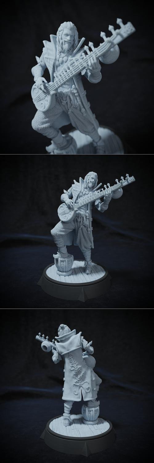 Uldon the Bard - NPC – 3D Print