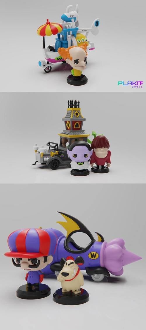 Plakit - Corrida Maluca Pack 1 – 3D Print