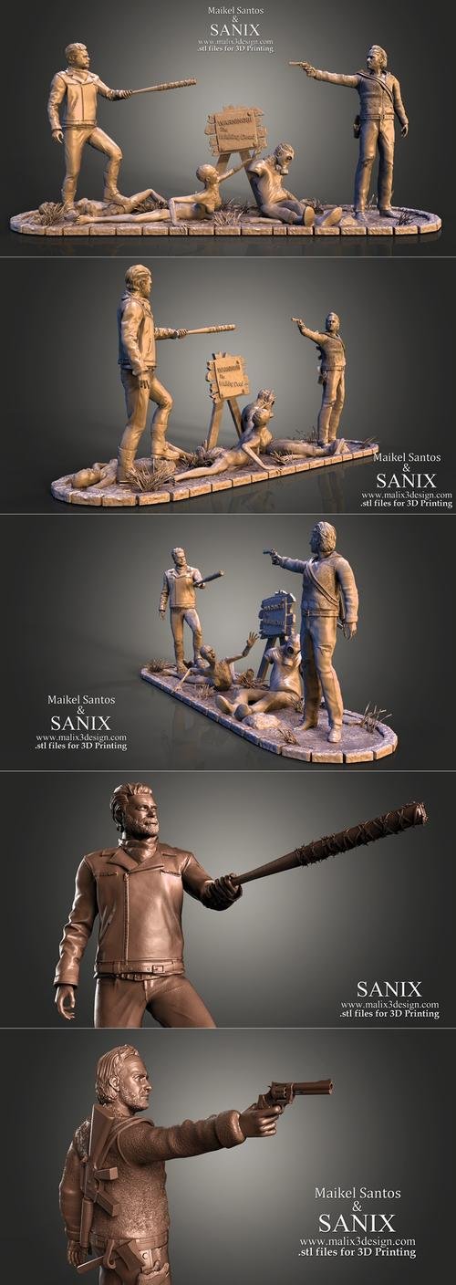 The Walking Dead Diorama – 3D Print
