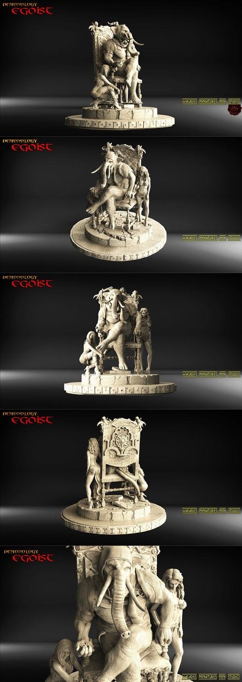 Walades Egoist elefant – 3D Print