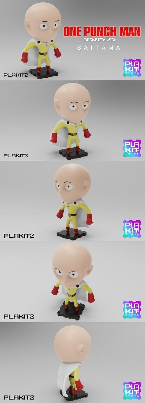 One Punch Man SAITAMA (PlaKit2 Series) – 3D Print