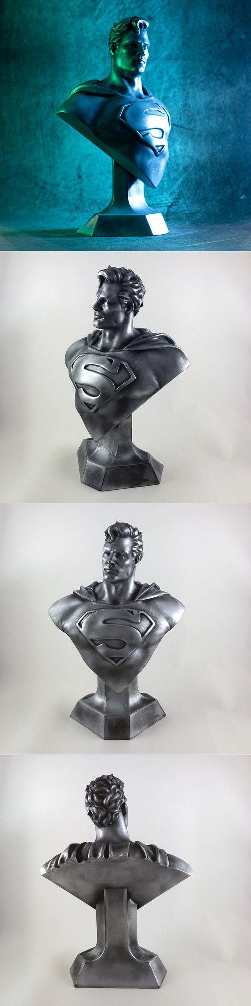 Man of Steel bust – 3D Print