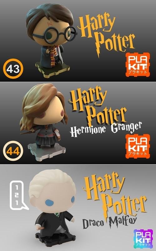 Plakit - Harry Potter Pack 1 – 3D Print