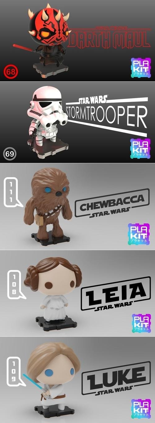 Plakit - Star Wars Pack 1 – 3D Print
