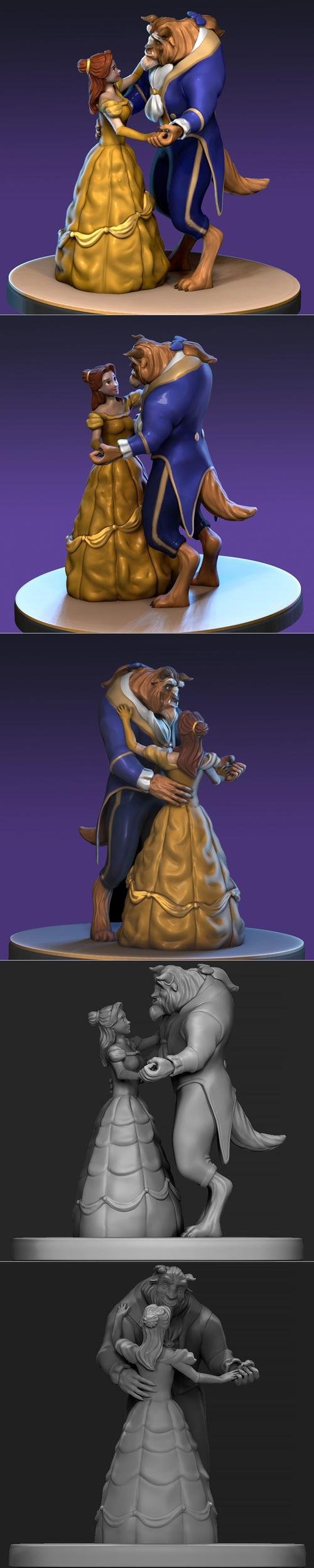 Beauty and the Beast – 3D Print