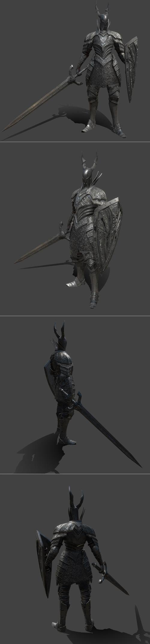 Black Knight - Great Sword Version – 3D Print