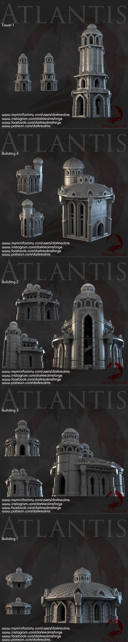Dark Realms Atlantis November – 3D Print