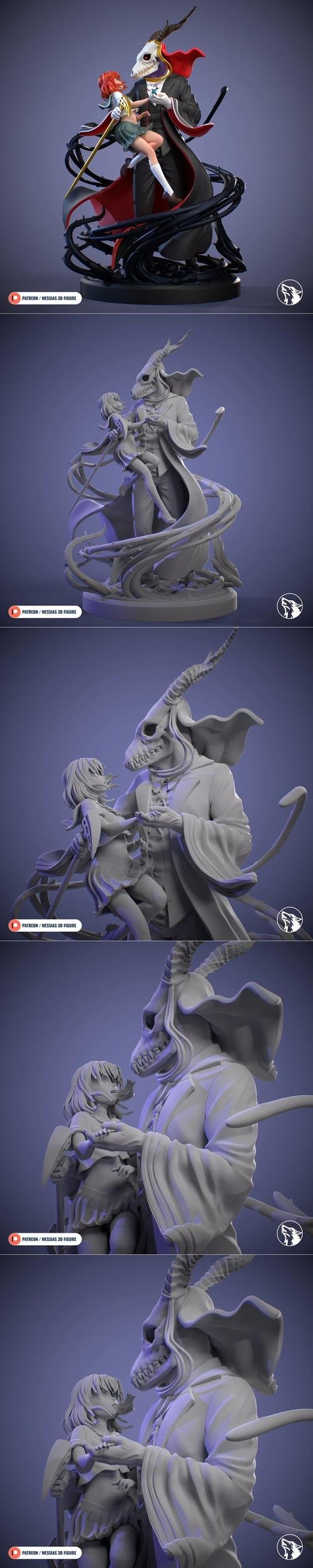 Elias and Chise – 3D Print