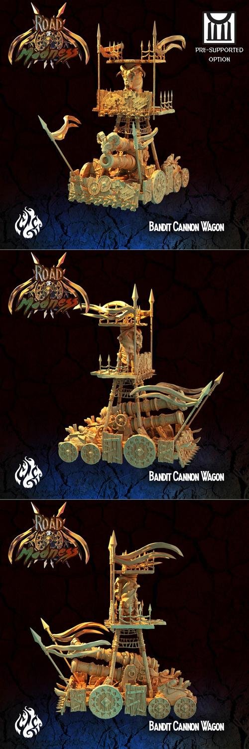 Bandit Cannon Wagon – 3D Print