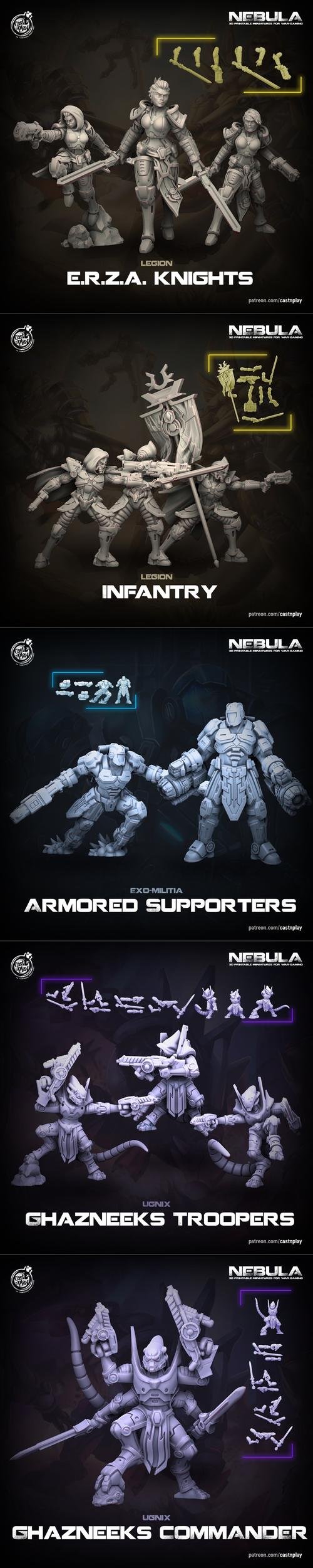 Cast N Play - KS Nebula – 3D Print