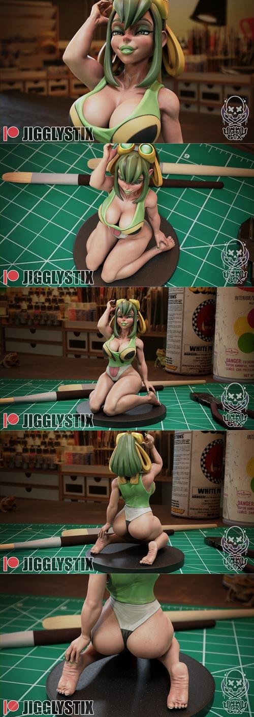 Day at the Pool Frog Girl – 3D Print