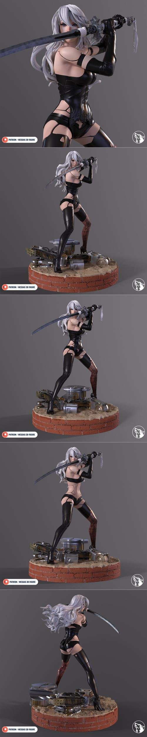 A2 NieR Automata – 3D Print