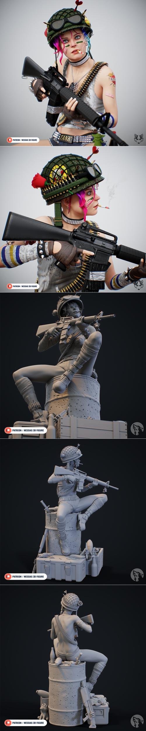 Tank Girl – 3D Print