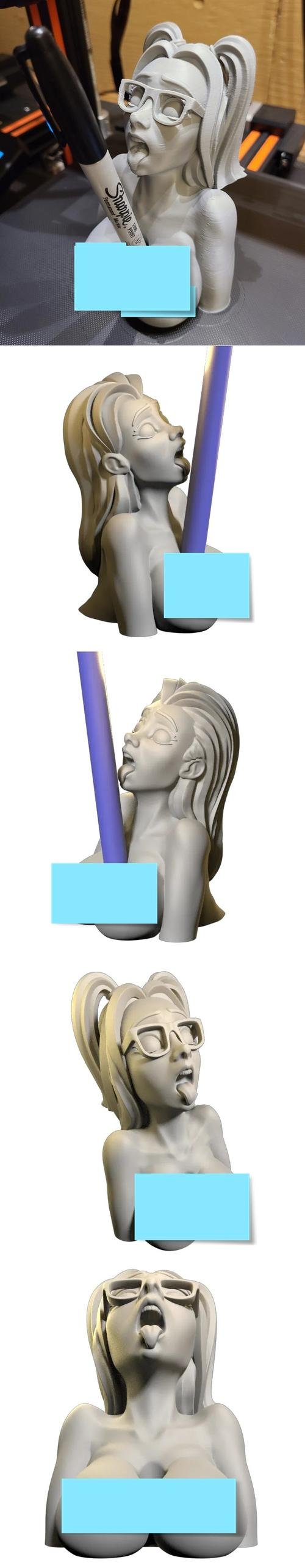 Boobjob pen holder – 3D Print