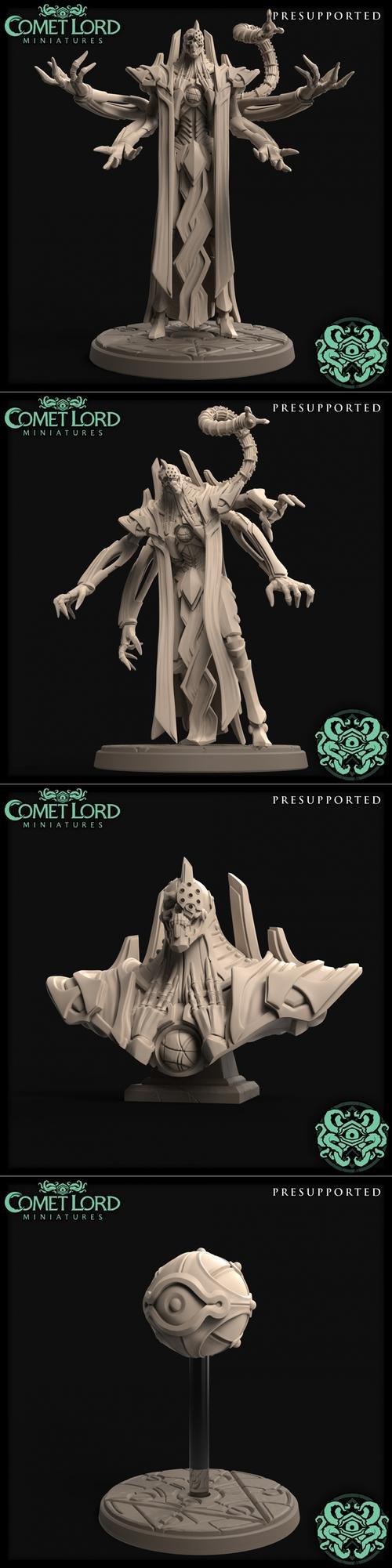 Comet Lord Miniatures The Mad Architect – 3D Print