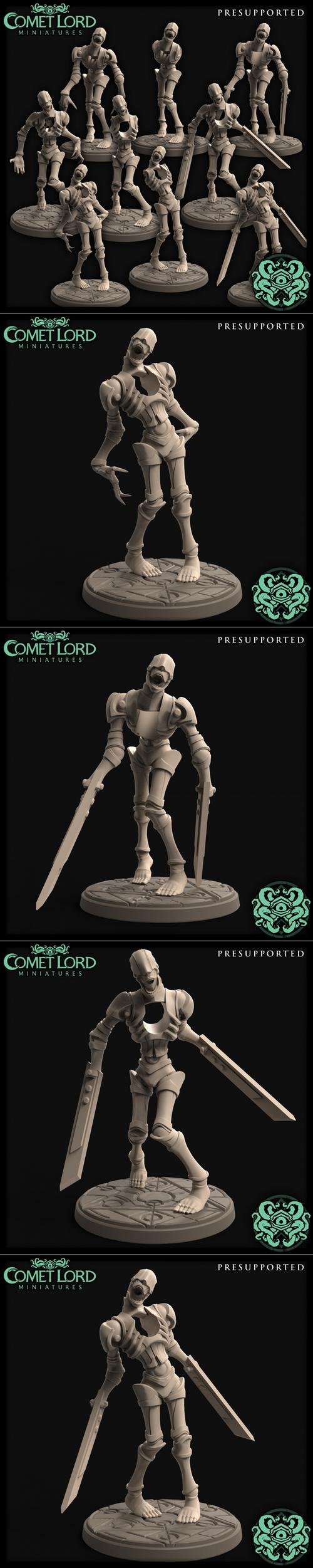 Comet Lord Miniatures - Mannequin Constructs – 3D Print