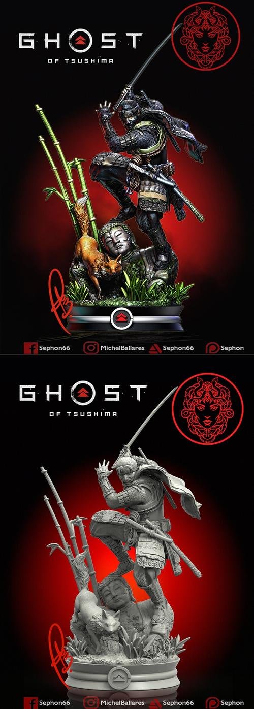 Ghost of Tsushima Jin Sakai – 3D Print