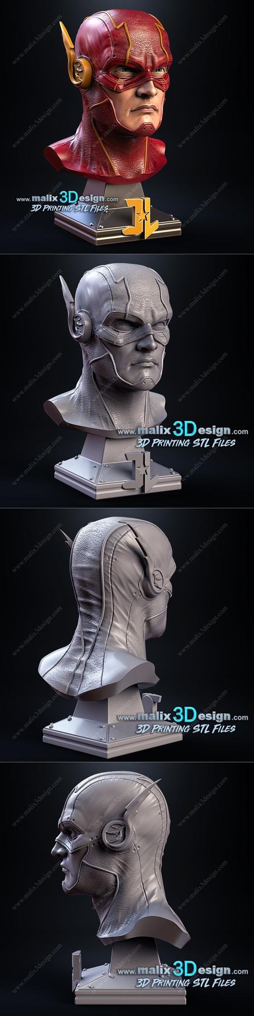 Flash Bust – 3D Print
