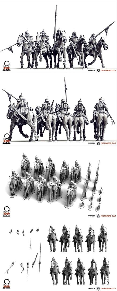 The Makers Cult - Valour Korps - Shock Cavalry – 3D Print