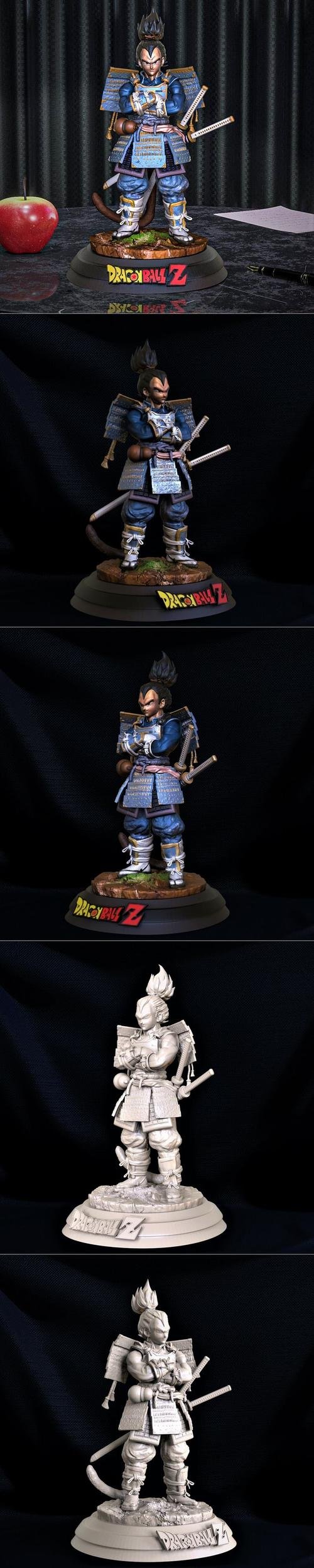 Vegeta Samurai – 3D Print
