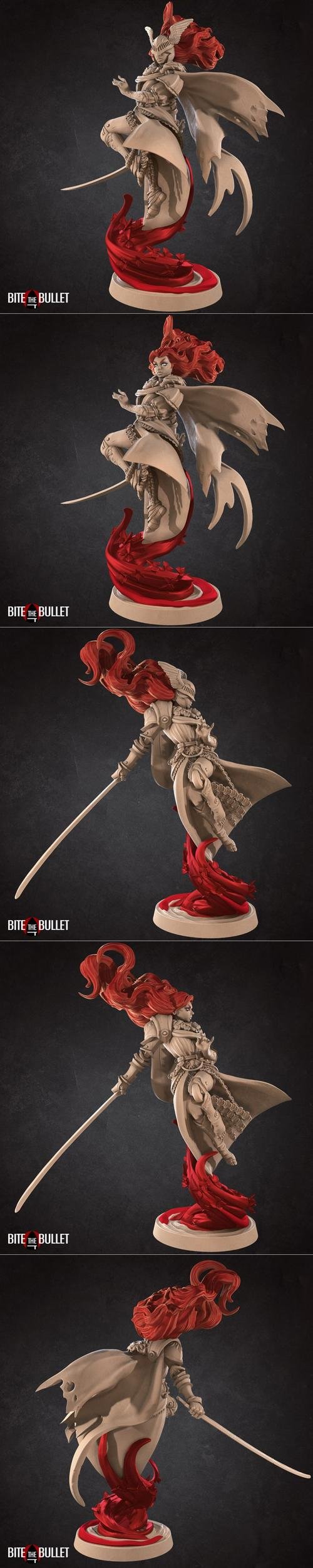 Morgana the Scarlet Goddess - 2 Versions – 3D Print