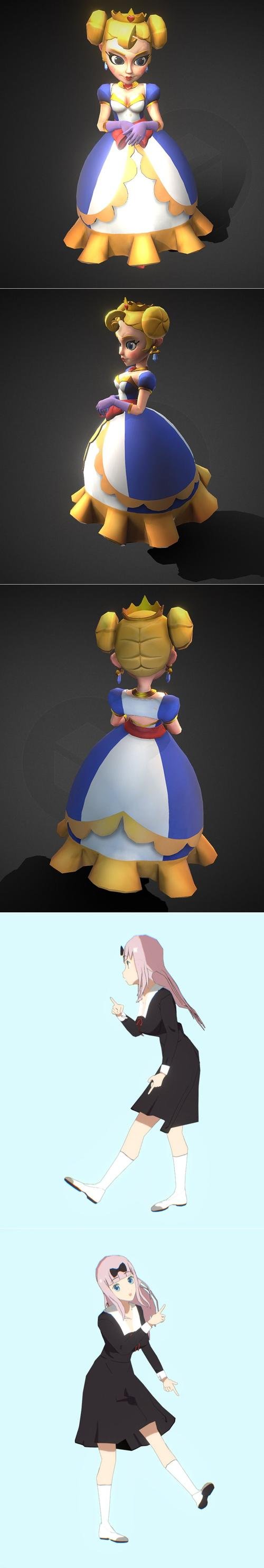 Gwen and Chika Fujiwara Fanart – 3D Print