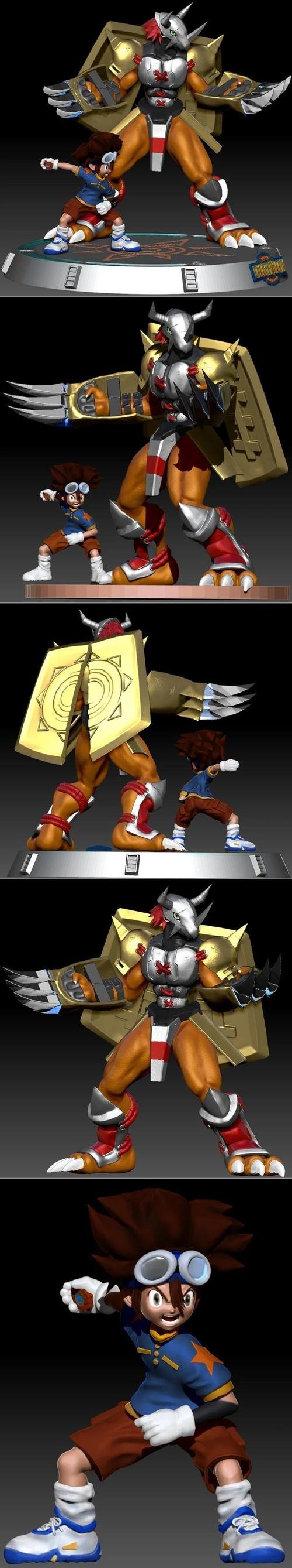 Tai e Wargreymon Bionic – 3D Print