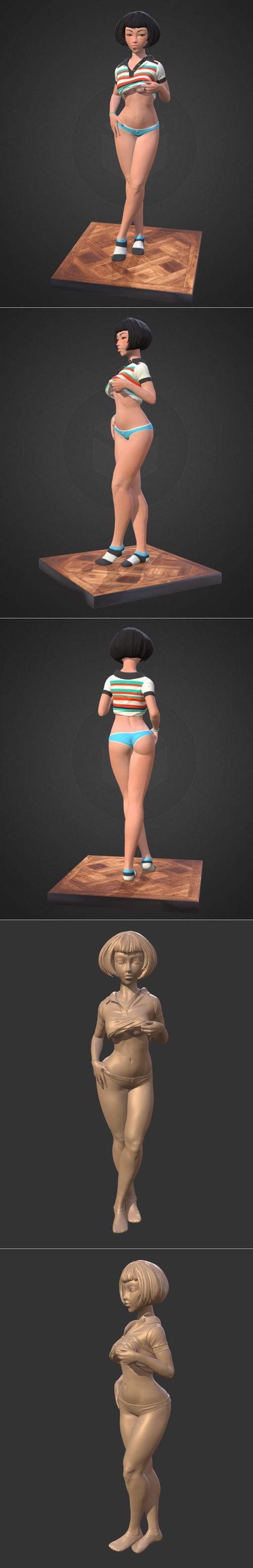 Chris and H18 Chris 16 Decimation – 3D Print