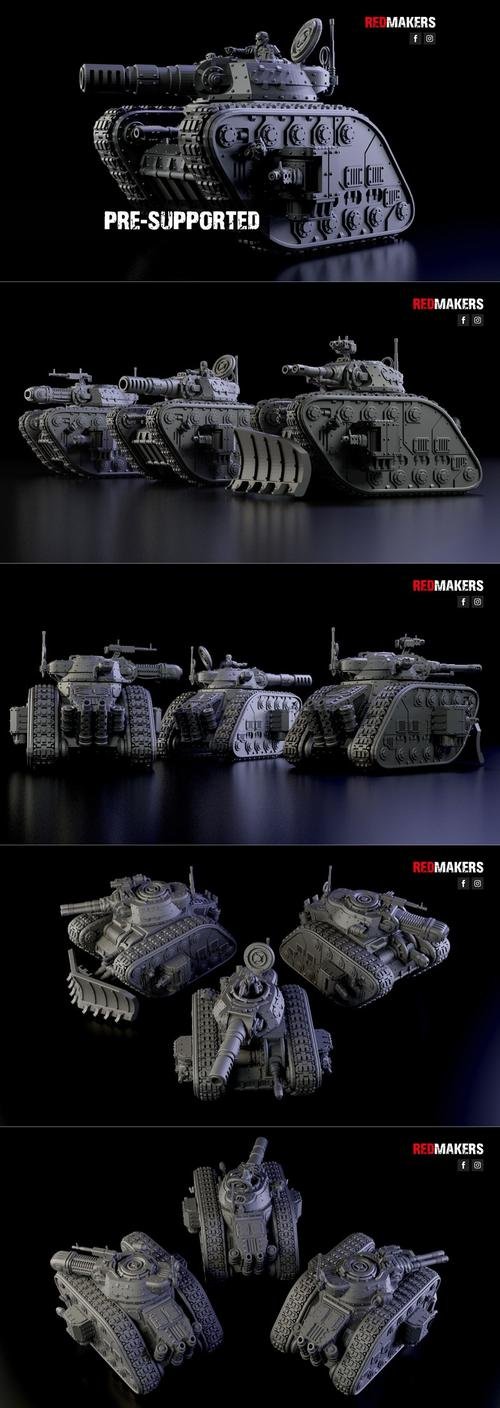 Legendary Battle Tank Imperial Force – 3D Print